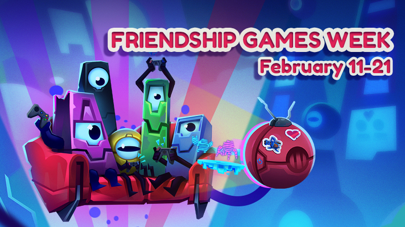 Friendship Games Week 2021 Steam festival sale event page organization