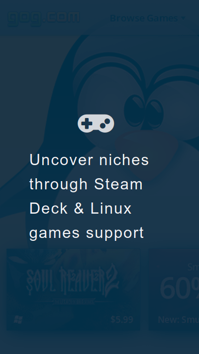 GOG.com Linux games platform support product launch