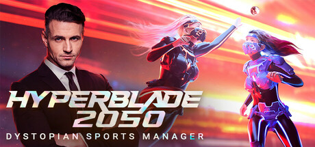 HyperBlade 2050 Dystopian Sports Manager Steam game Janek Krasoczko